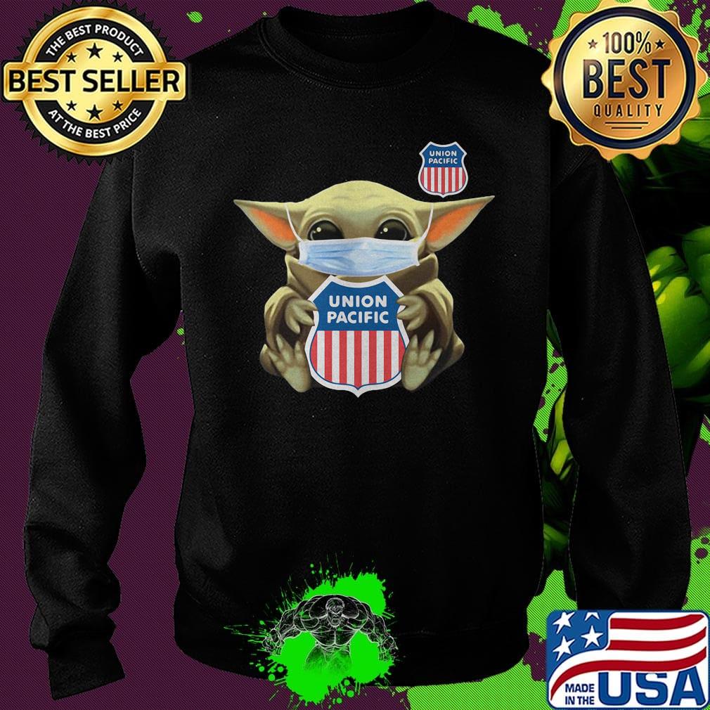 Star wars baby yoda mask hug union pacific s Sweater Star wars baby yoda mask hug union pacific s Sweater