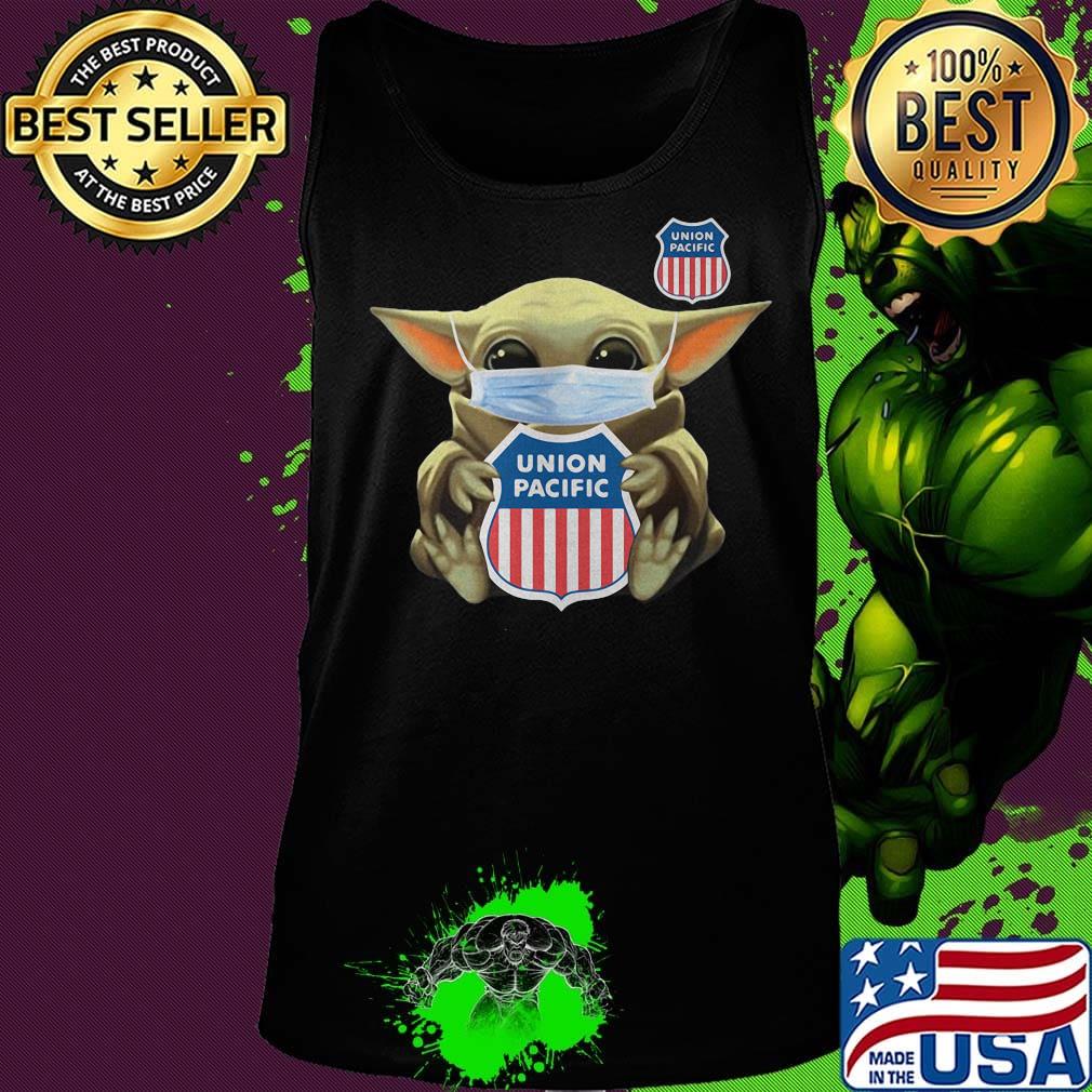 Star wars baby yoda mask hug union pacific s Tank top Star wars baby yoda mask hug union pacific s Tank top
