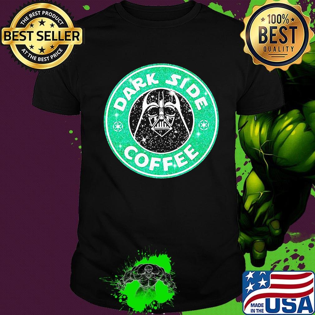 Star wars darth vader dark side coffee diamond stars shirt