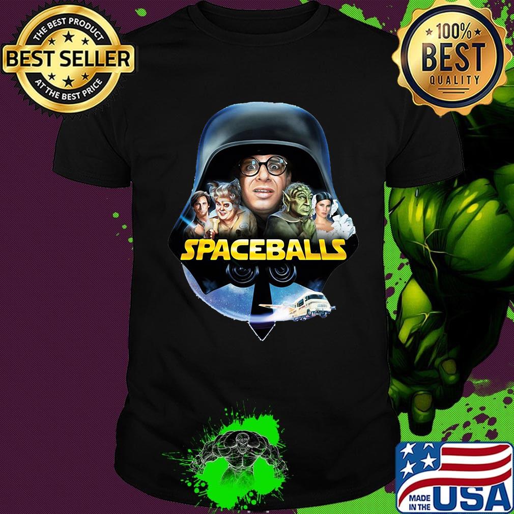 Star wars darth vader spaceballs movie characters retro 80's shirt