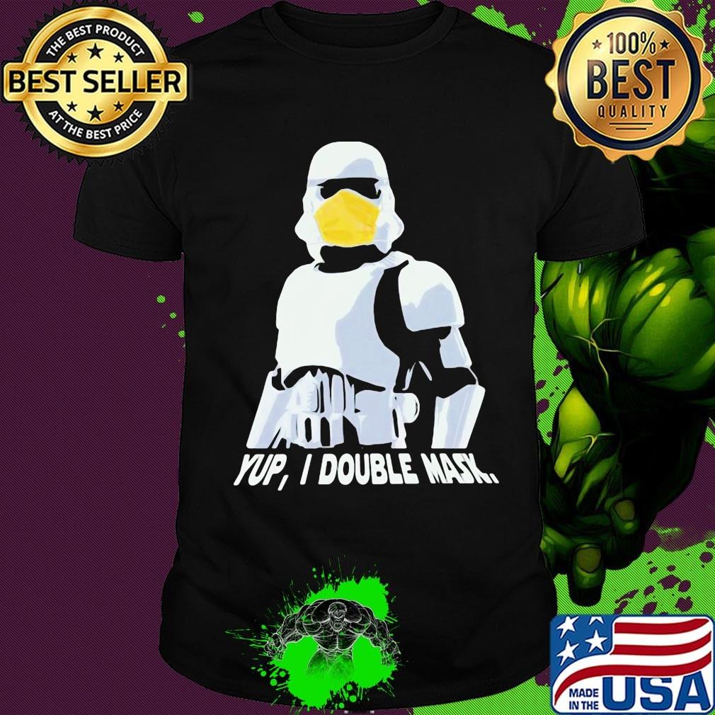Star wars darth vader yup i double mask shirt