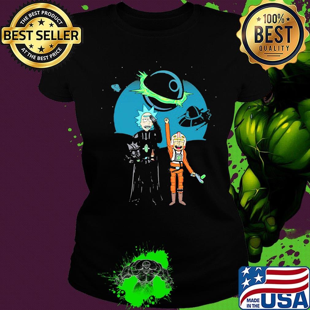 Star wars rick and morty s Ladies tee Star wars rick and morty s Ladies tee