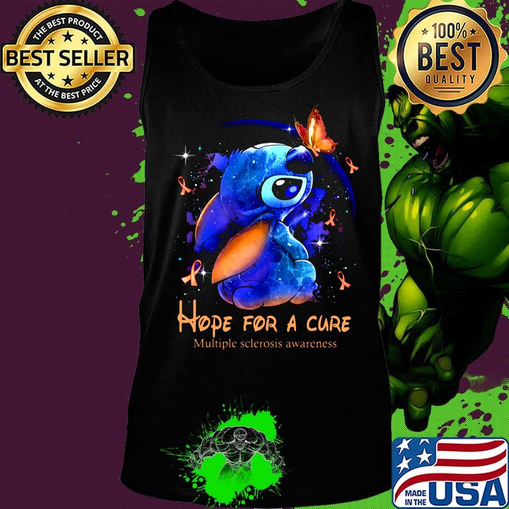 Stich hope for a cure multiple sclerosis awareness cancer awareness s Tank top Stich hope for a cure multiple sclerosis awareness cancer awareness s Tank top