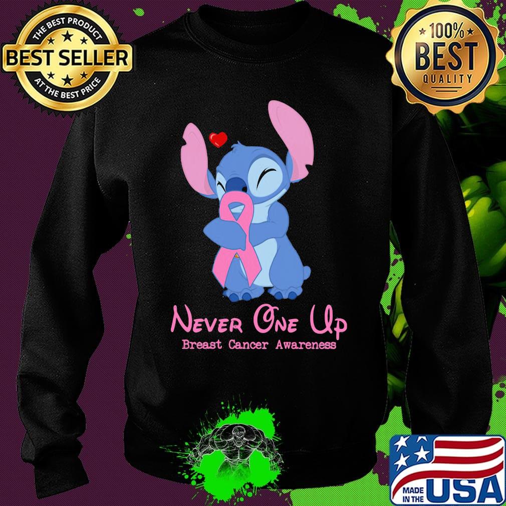 Stich never one up breast cancer awareness s Sweater Stich never one up breast cancer awareness s Sweater