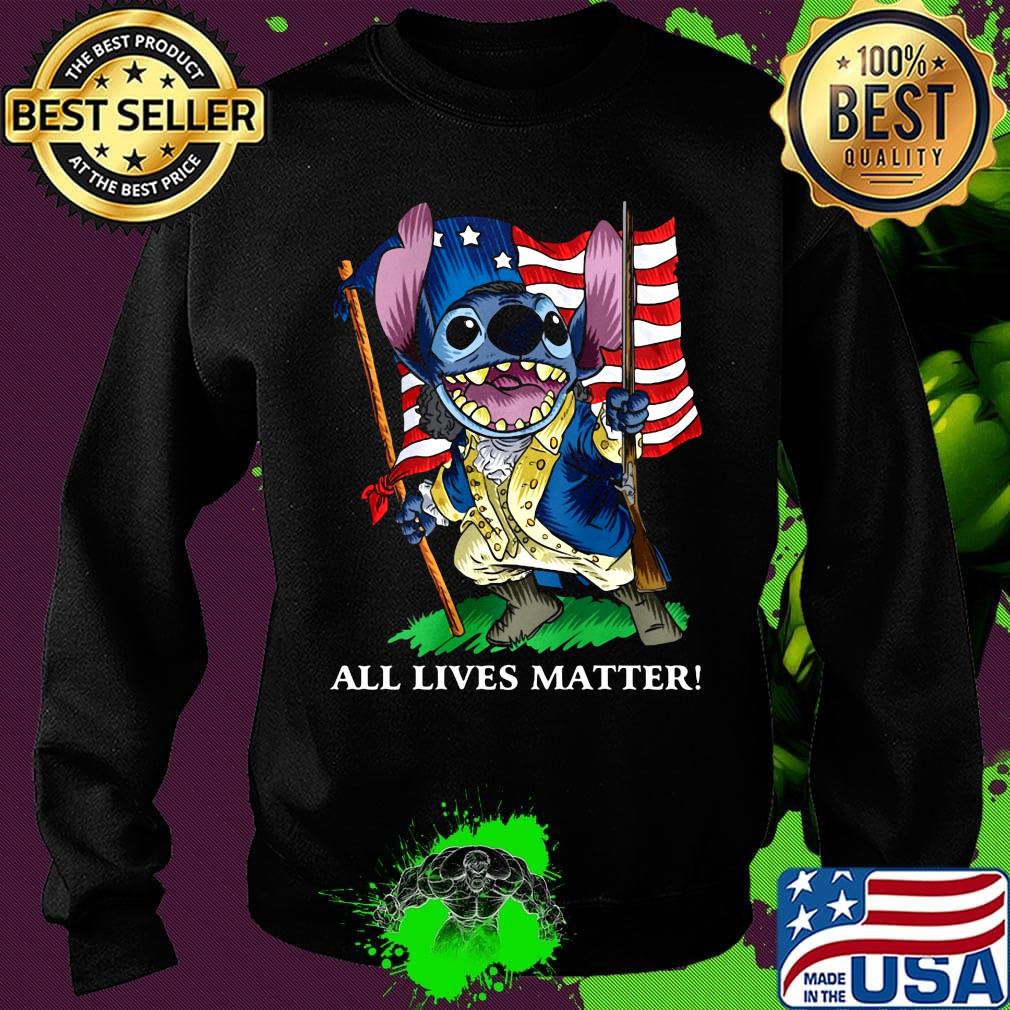 Stitch all lives matter american flag independence day s Sweater Stitch all lives matter american flag independence day s Sweater