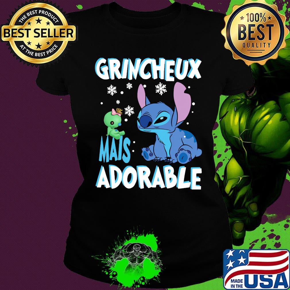 Stitch and scrump grincheux mais adorable s Ladies tee Stitch and scrump grincheux mais adorable s Ladies tee