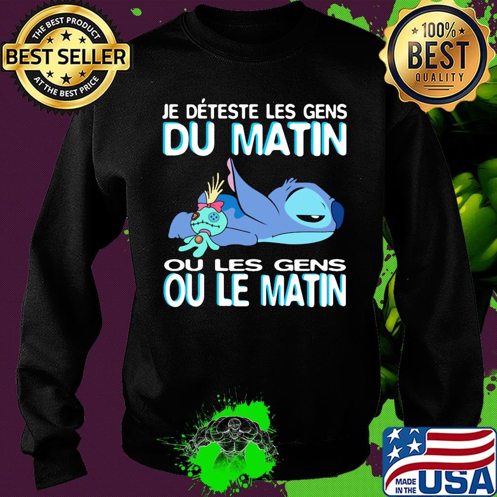 Stitch and scrump je deteste les gens du matin ou les gens ou le matin s Sweater Stitch and scrump je deteste les gens du matin ou les gens ou le matin s Sweater