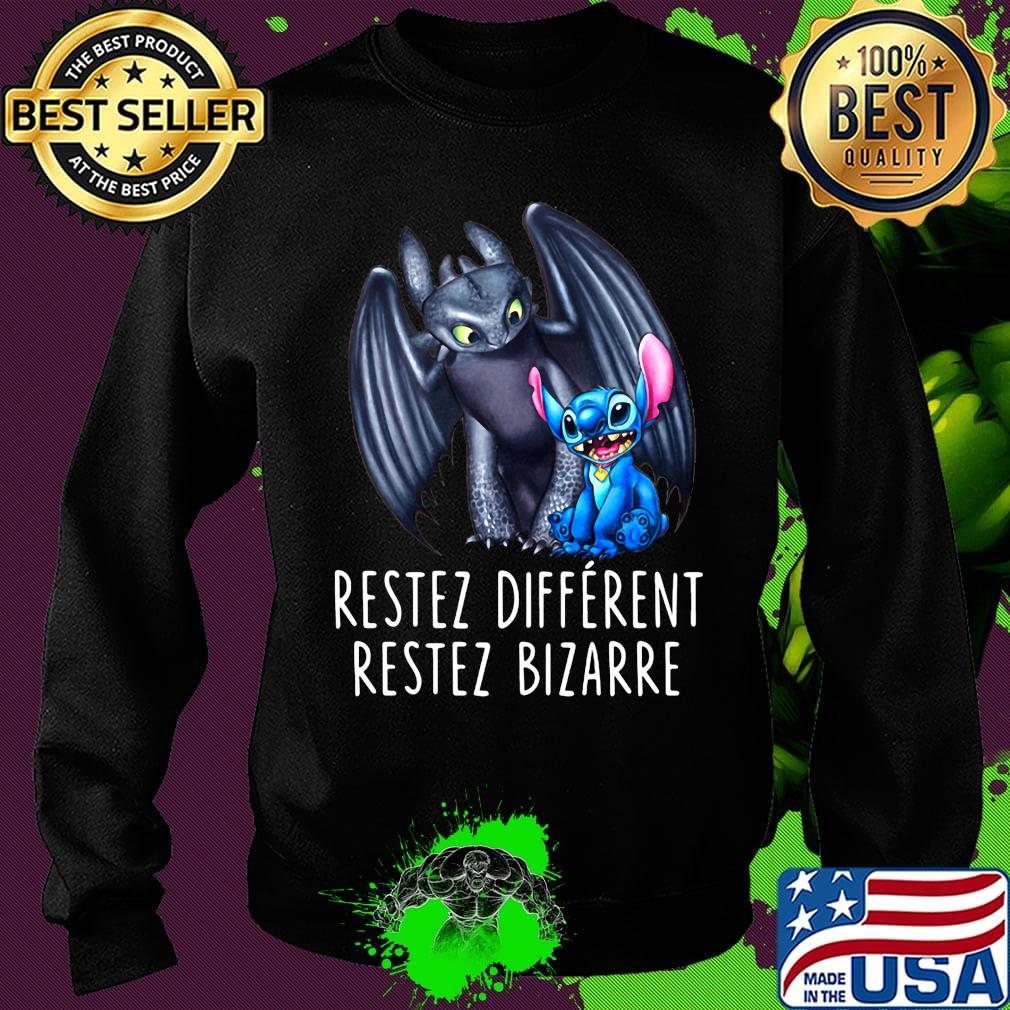 Stitch and toothless restez different restez bizarre s Sweater Stitch and toothless restez different restez bizarre s Sweater