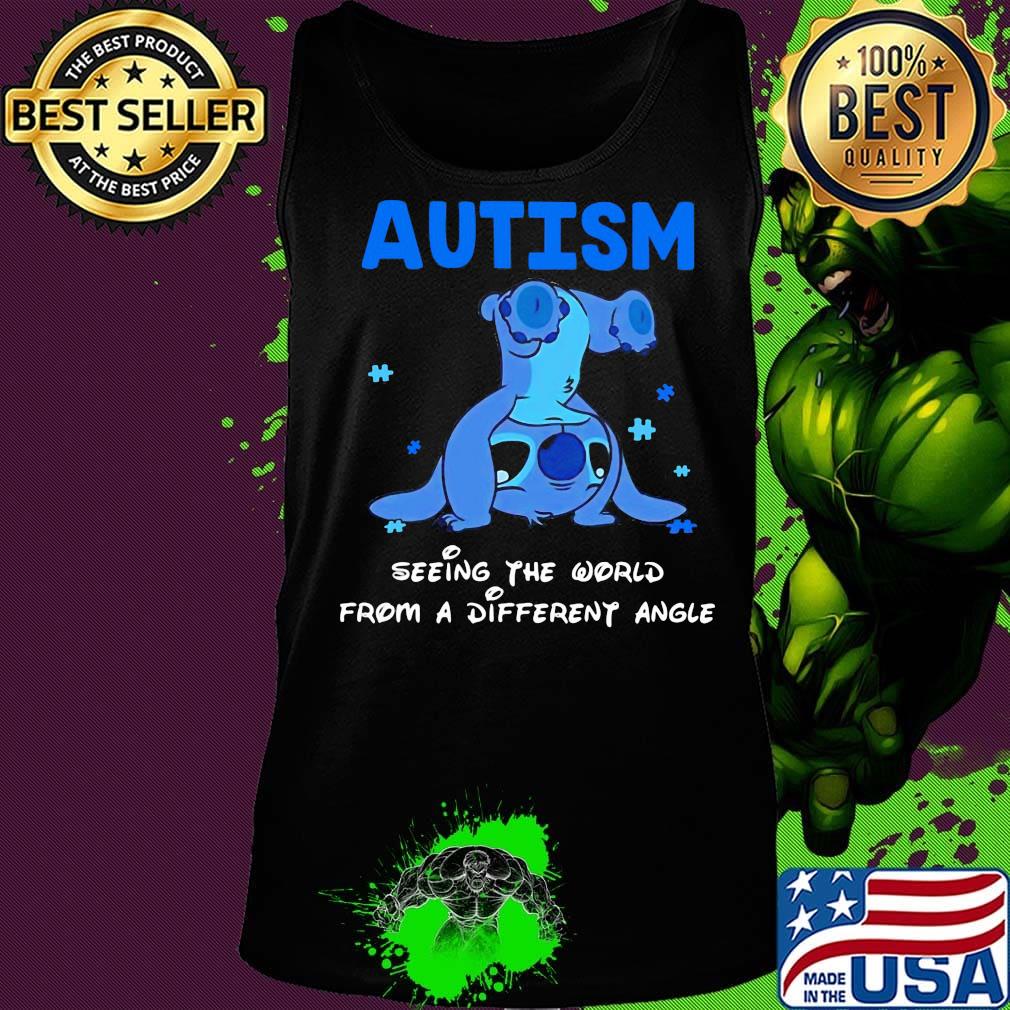 Stitch autism seeing the world from a different angle s Tank top Stitch autism seeing the world from a different angle s Tank top