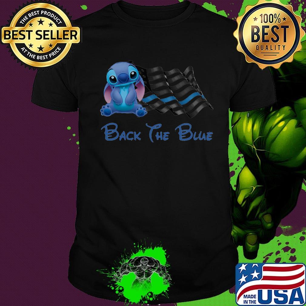 Stitch flag back the blue american flag independence day shirt
