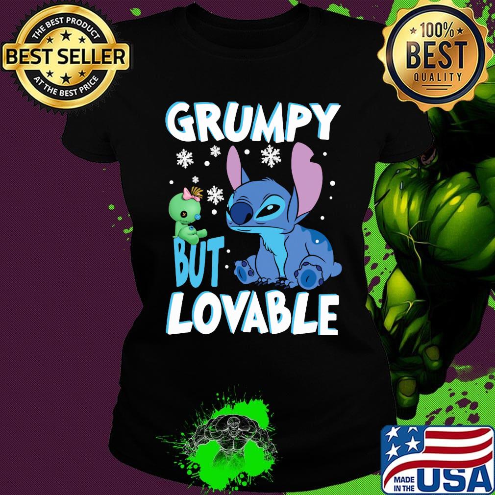 Stitch grumpy but lovable snow s Ladies tee Stitch grumpy but lovable snow s Ladies tee
