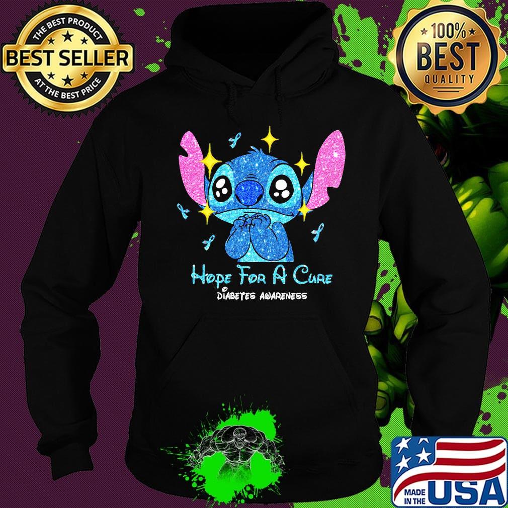 Stitch hope for a cure diabetes awareness s Hoodie Stitch hope for a cure diabetes awareness s Hoodie