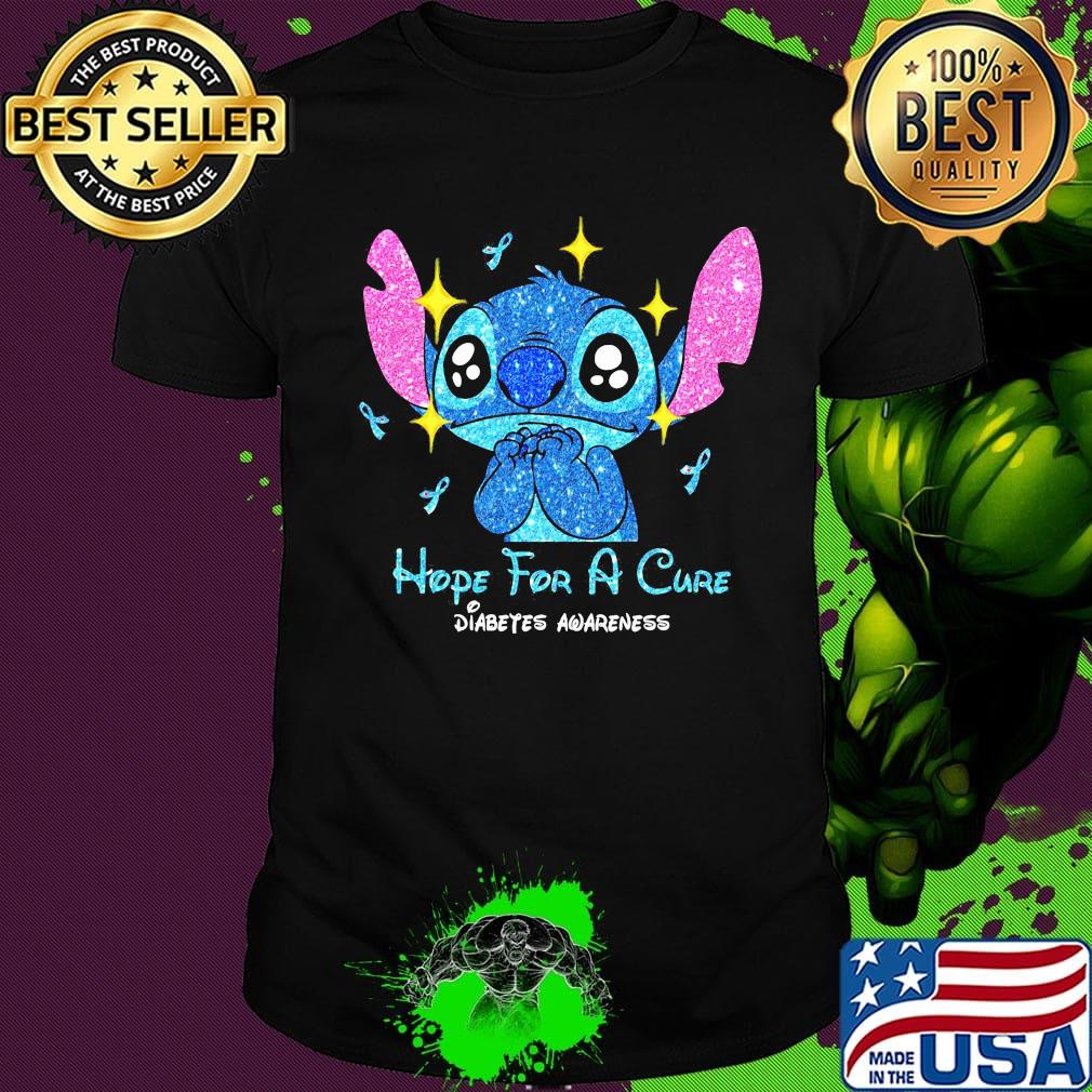 Stitch hope for a cure diabetes awareness shirt Stitch hope for a cure diabetes awareness shirt