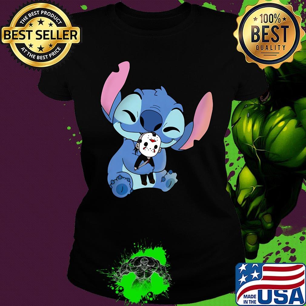 Stitch hug halloween michael myers s Ladies tee Stitch hug halloween michael myers s Ladies tee