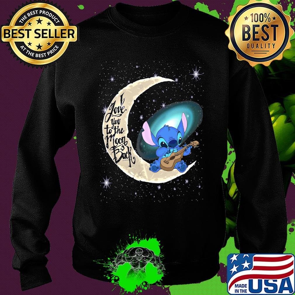 Stitch i love you to the moon back s Sweater Stitch i love you to the moon back s Sweater