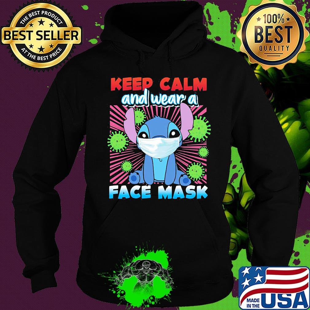 Stitch keep calm and wear a face mask covid-19 s Hoodie Stitch keep calm and wear a face mask covid-19 s Hoodie