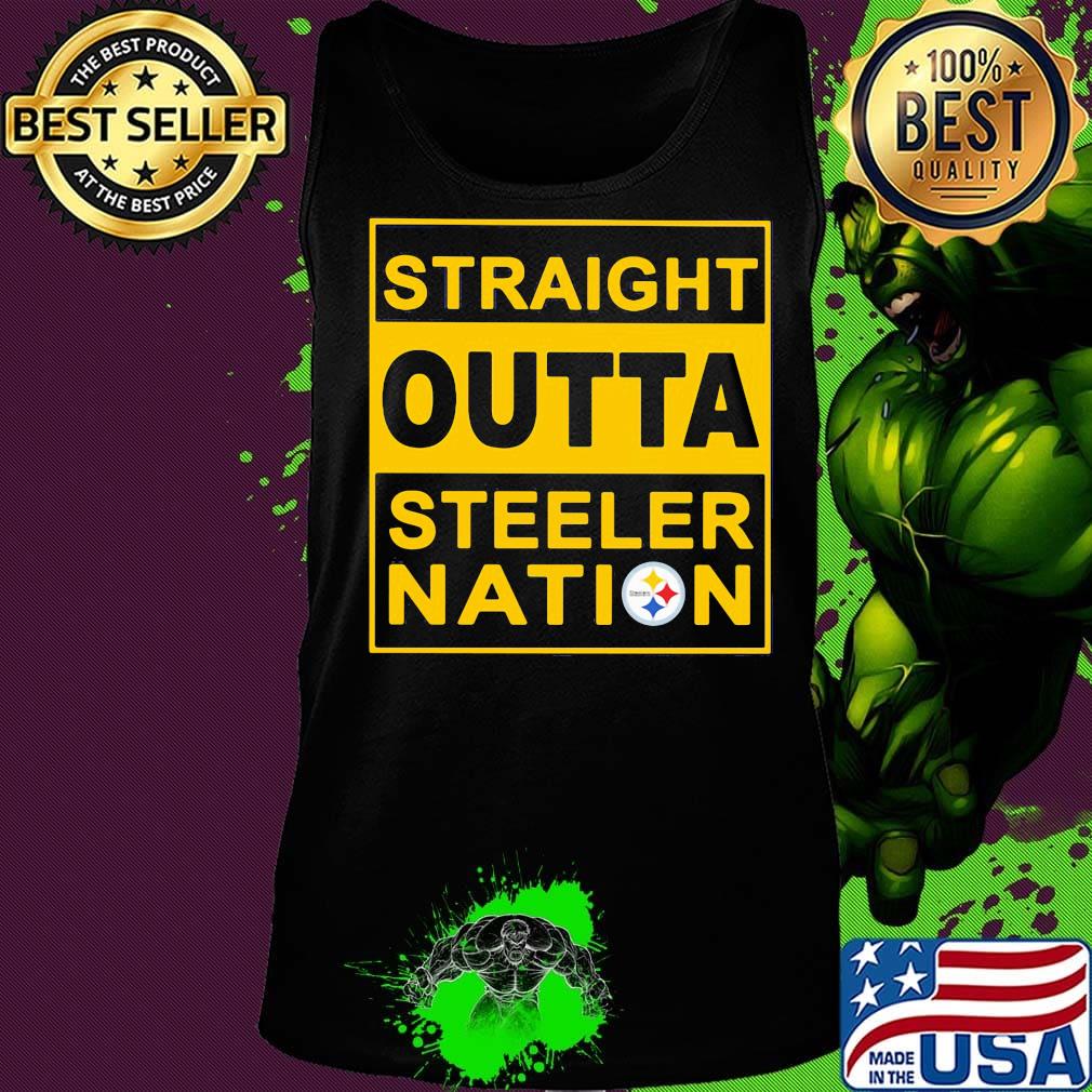 Straight outta steeler nation s Tank top Straight outta steeler nation s Tank top