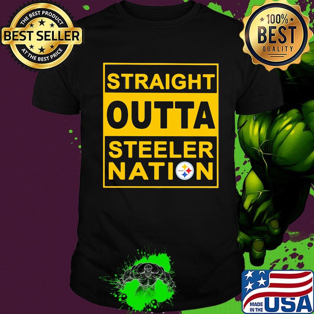 Straight outta steeler nation shirt Straight outta steeler nation shirt