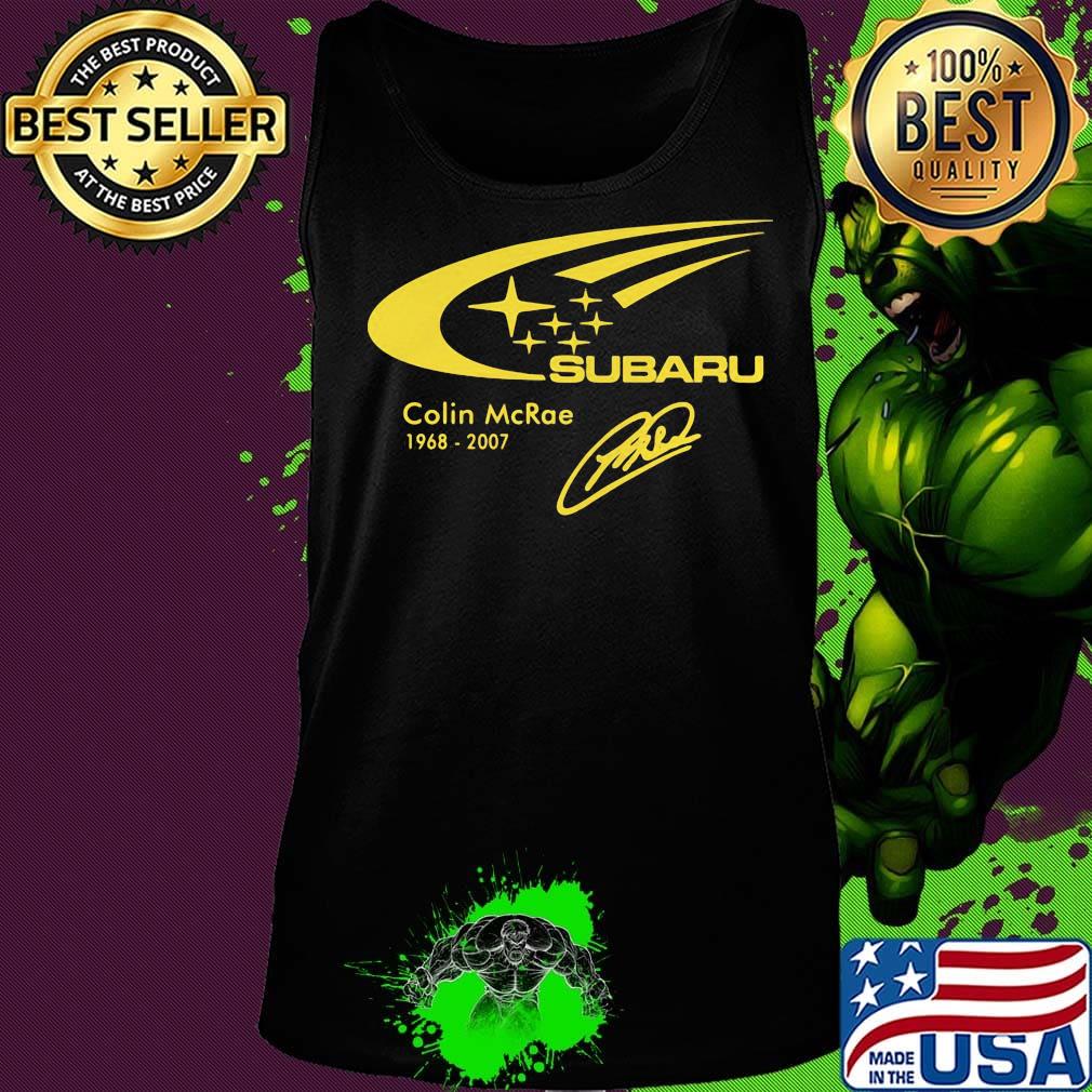 Subaru colin mcrae 1968 2007 signature s Tank top Subaru colin mcrae 1968 2007 signature s Tank top