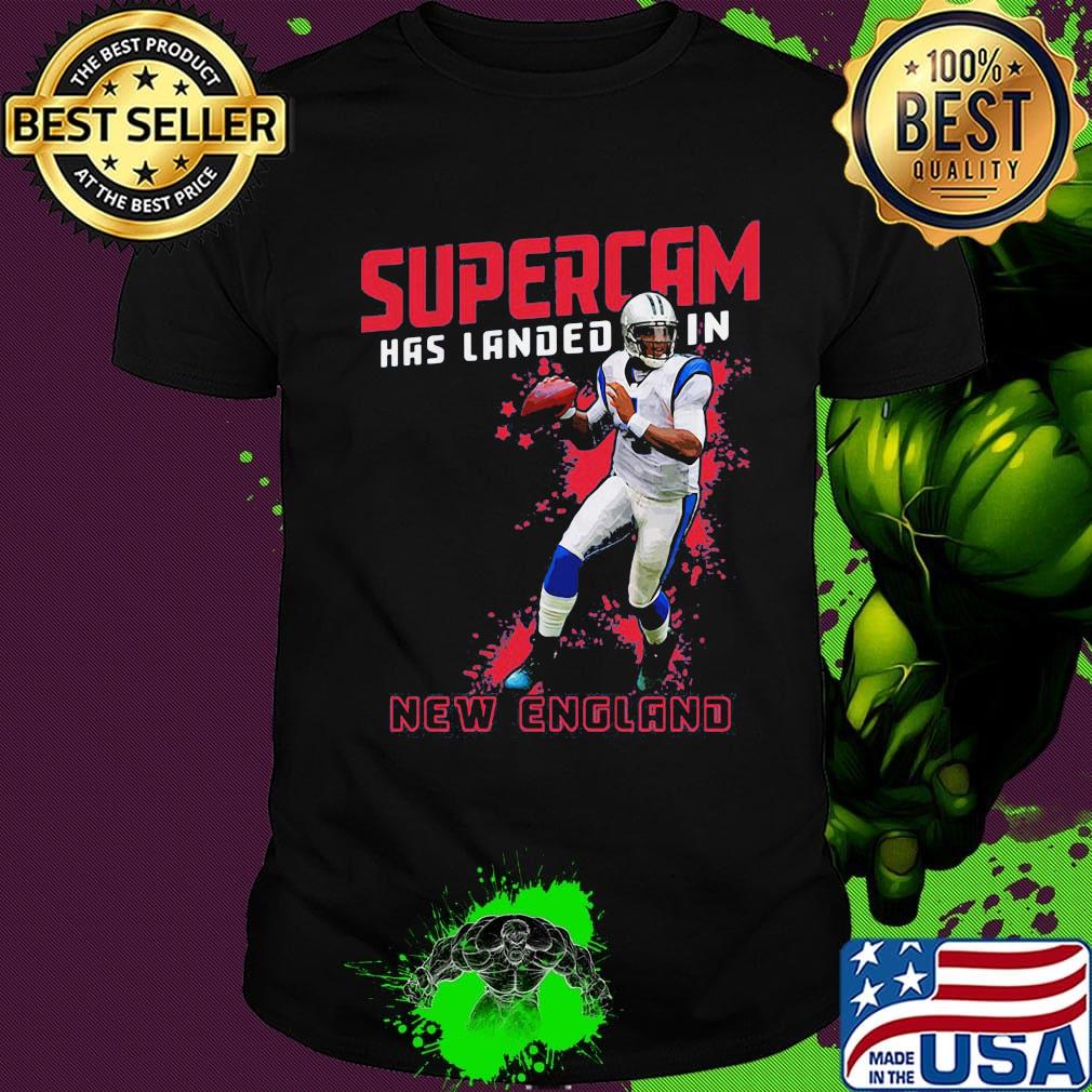Supercam has landed in new england patriots football shirt