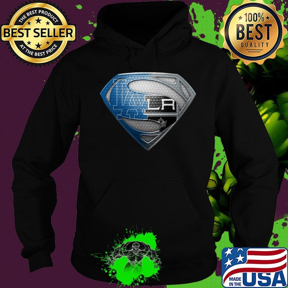 Superman los angeles dodgers and los angeles raiders s Hoodie Superman los angeles dodgers and los angeles raiders s Hoodie