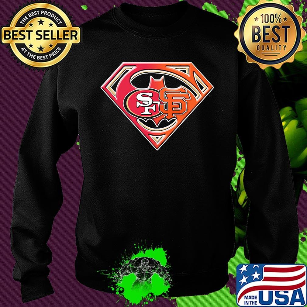 Superman san francisco 49ers and san francisco giants s Sweater Superman san francisco 49ers and san francisco giants s Sweater