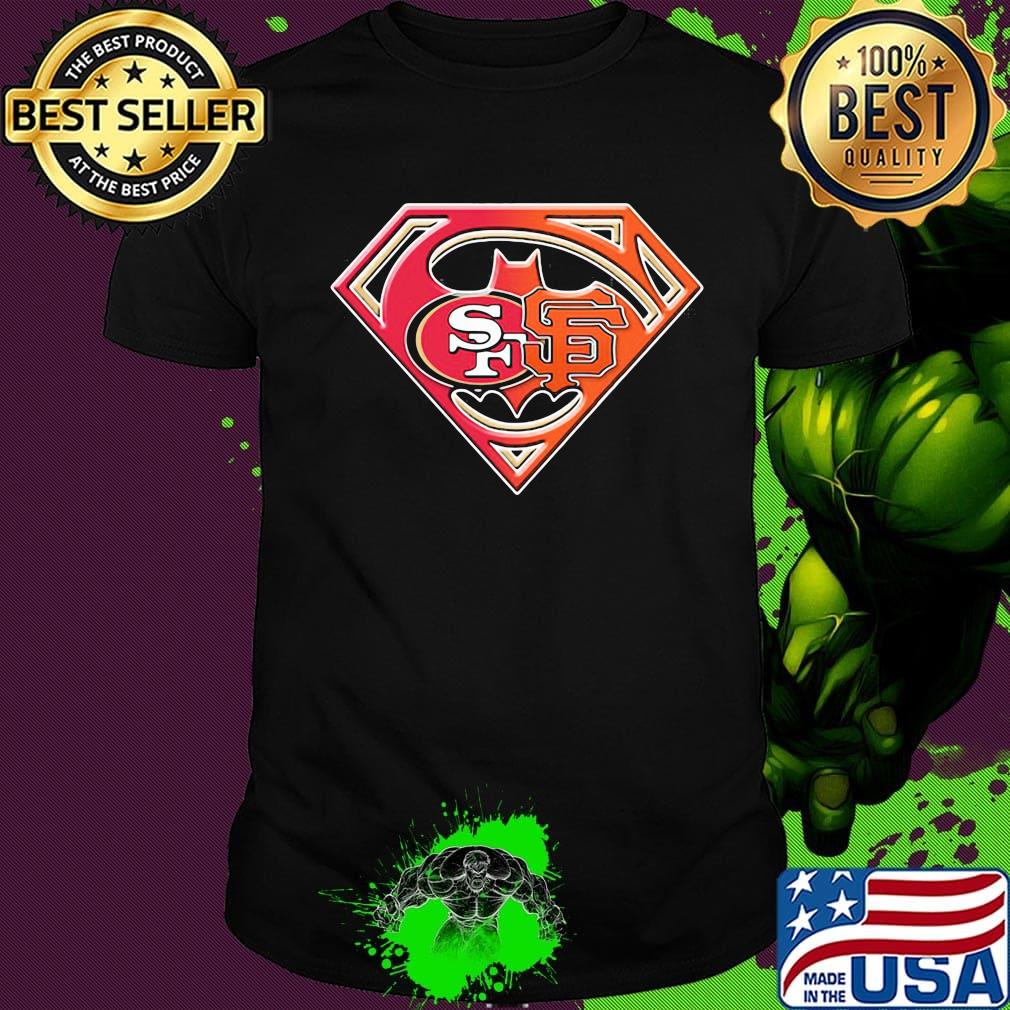 Superman san francisco 49ers and san francisco giants shirt Superman san francisco 49ers and san francisco giants shirt