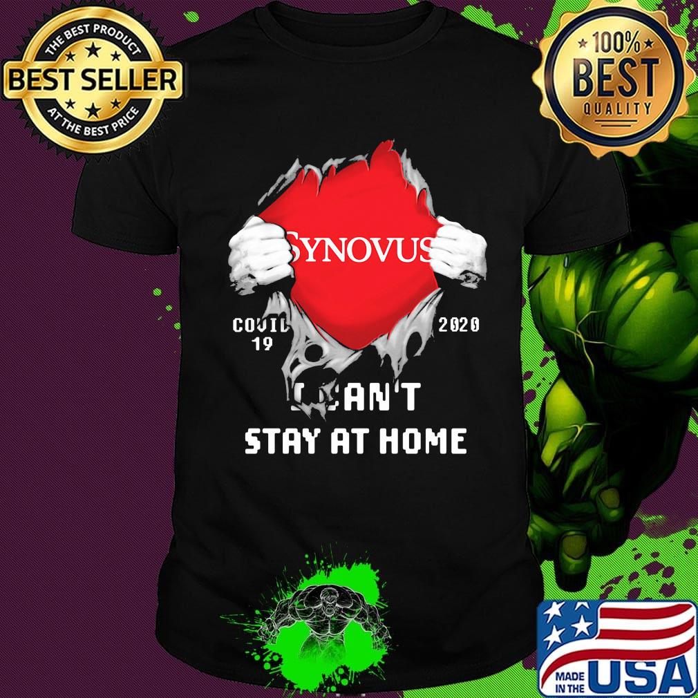 Synovus I can't stay at home Covid-19 2020 superman shirt