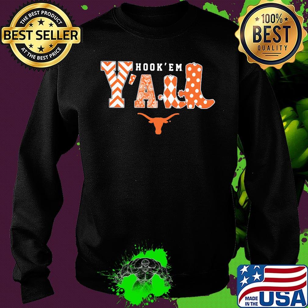 Texas longhorn hook em y'all s Sweater Texas longhorn hook em y'all s Sweater