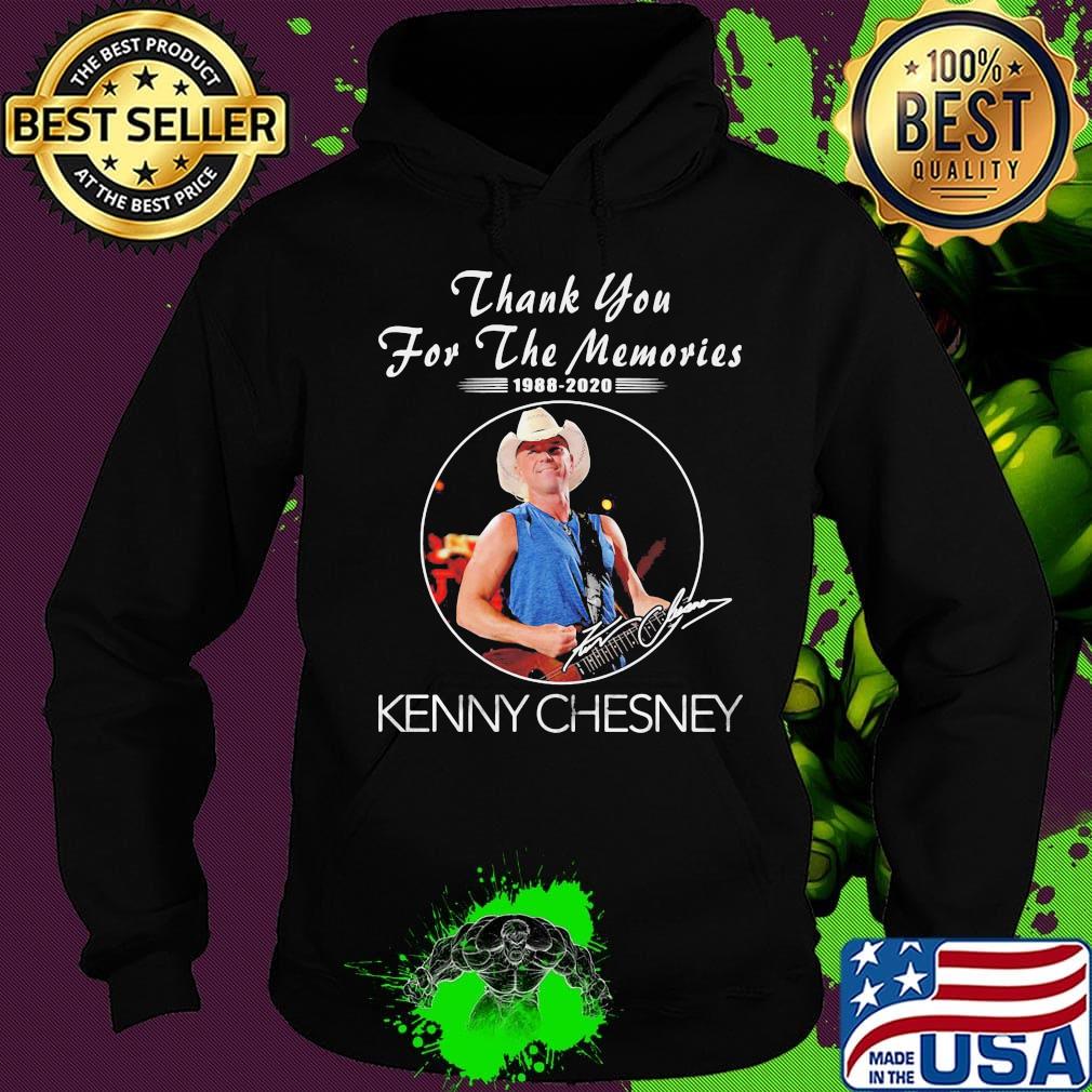 Thank you for the memories 1988 2020 kenny chesney signature s Hoodie Thank you for the memories 1988 2020 kenny chesney signature s Hoodie