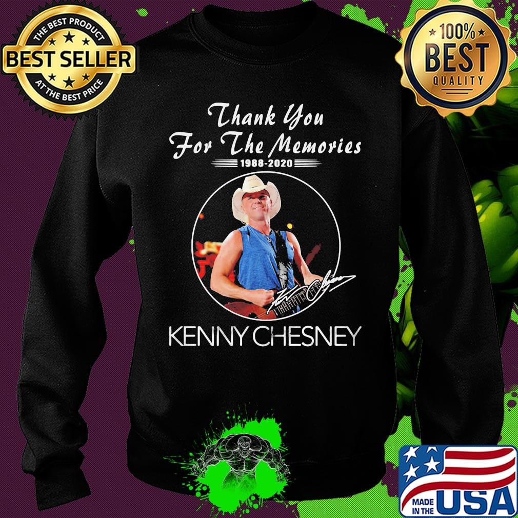 Thank you for the memories 1988 2020 kenny chesney signature s Sweater Thank you for the memories 1988 2020 kenny chesney signature s Sweater