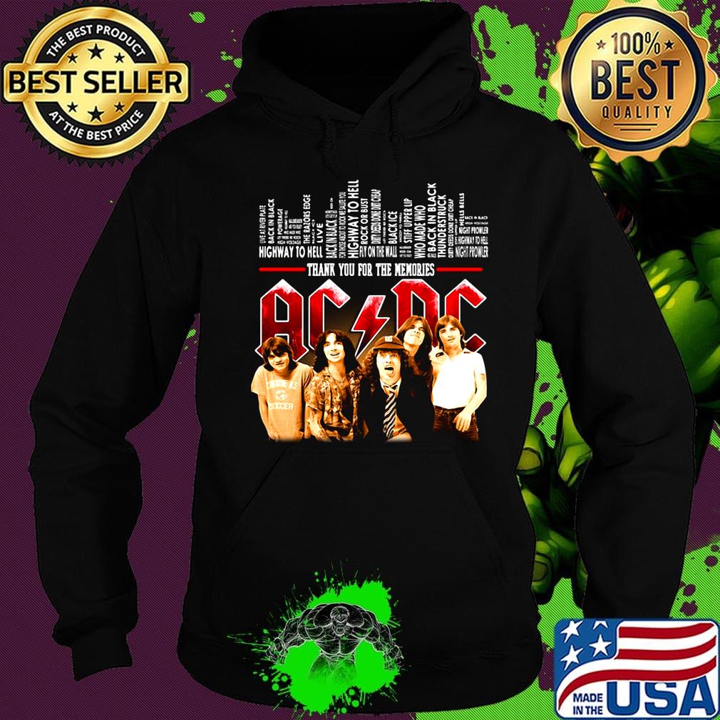Thank you for the memories AC DC s Hoodie Thank you for the memories AC DC s Hoodie