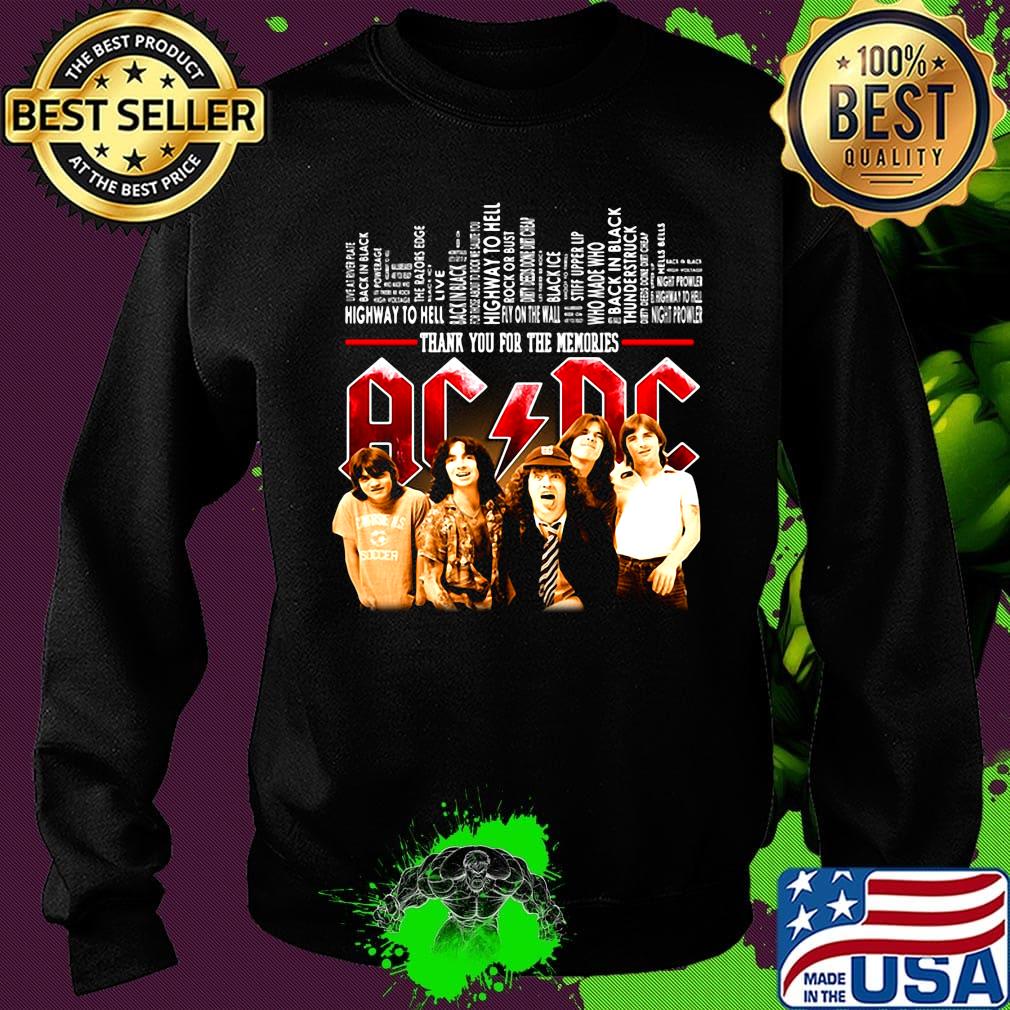 Thank you for the memories AC DC s Sweater Thank you for the memories AC DC s Sweater
