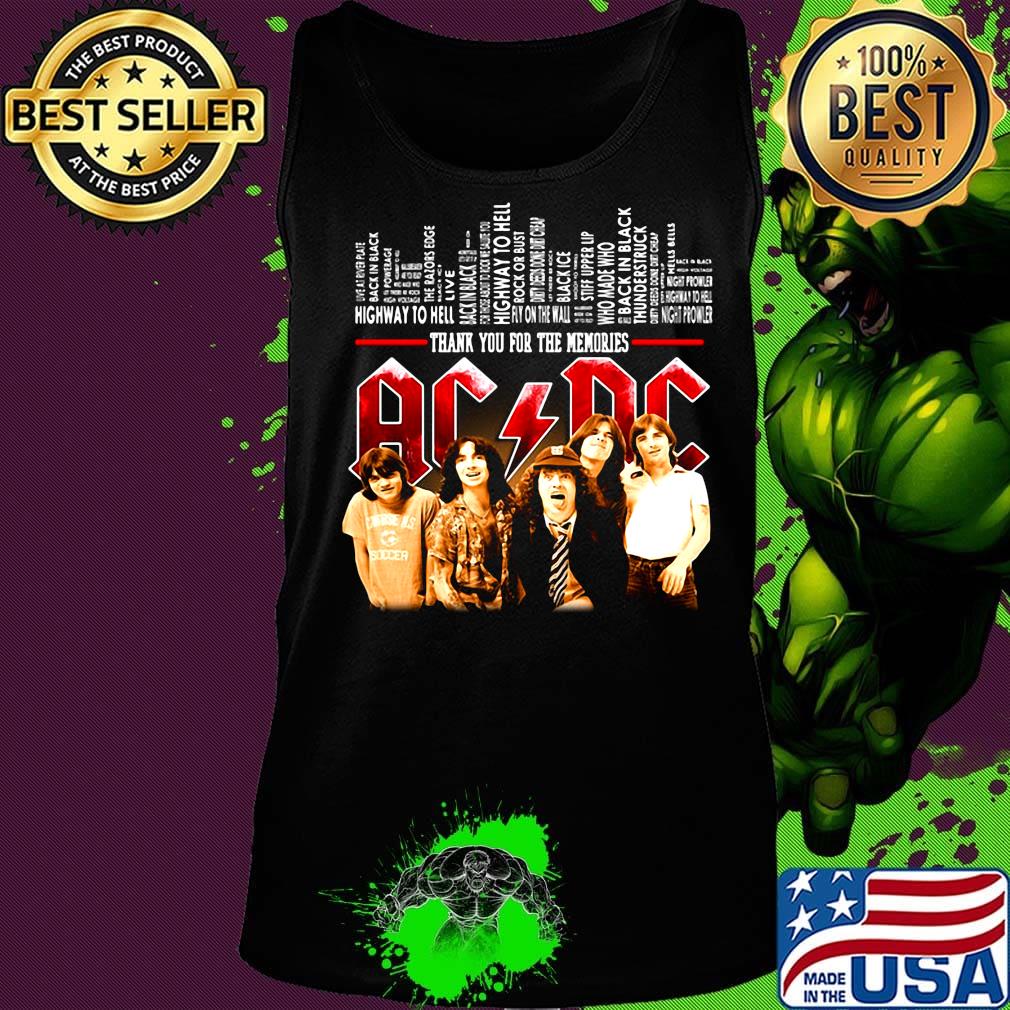 Thank you for the memories AC DC s Tank top Thank you for the memories AC DC s Tank top