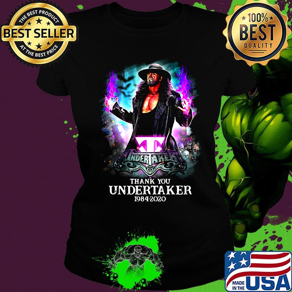 Thank you undertaker 1984 2020 light s Ladies tee Thank you undertaker 1984 2020 light s Ladies tee
