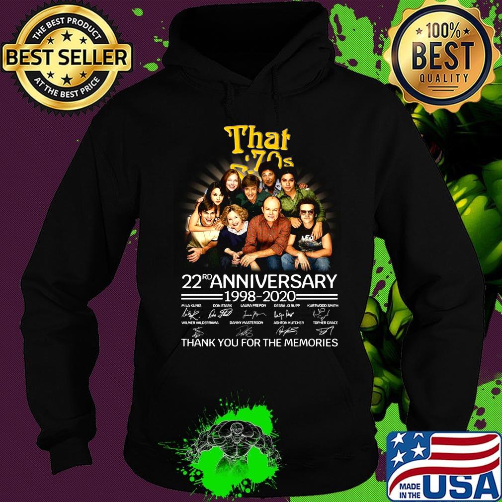 That 70s to mars 22rd anniversary 1998 2020 thank you for the memories signatures s Hoodie That 70s to mars 22rd anniversary 1998 2020 thank you for the memories signatures s Hoodie