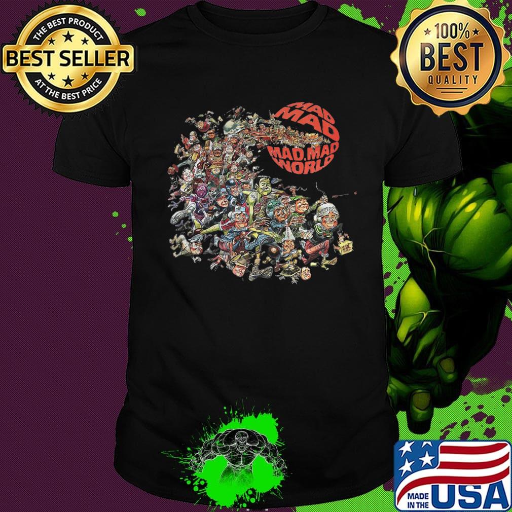 The big w it's a mad mad mad mad world running shirt
