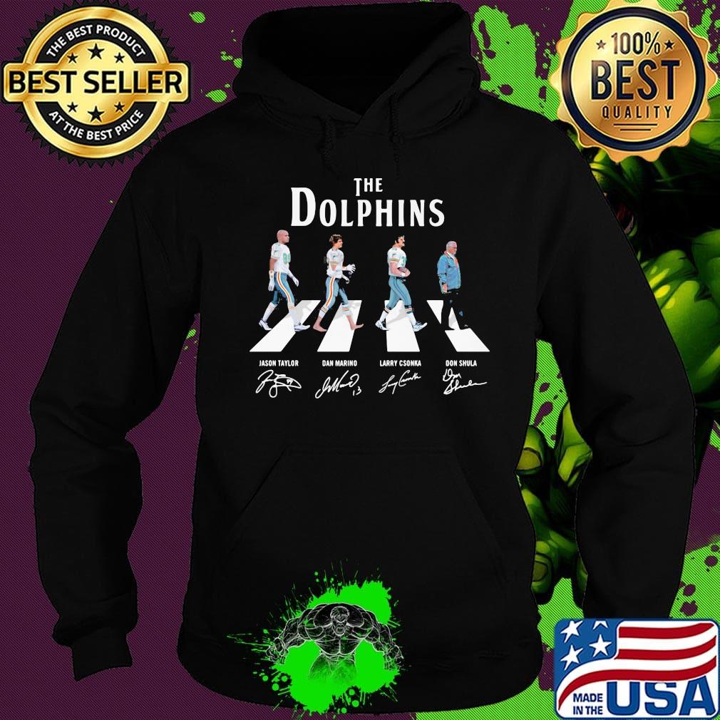 The dolphins football team abbey road signatures s Hoodie The dolphins football team abbey road signatures s Hoodie