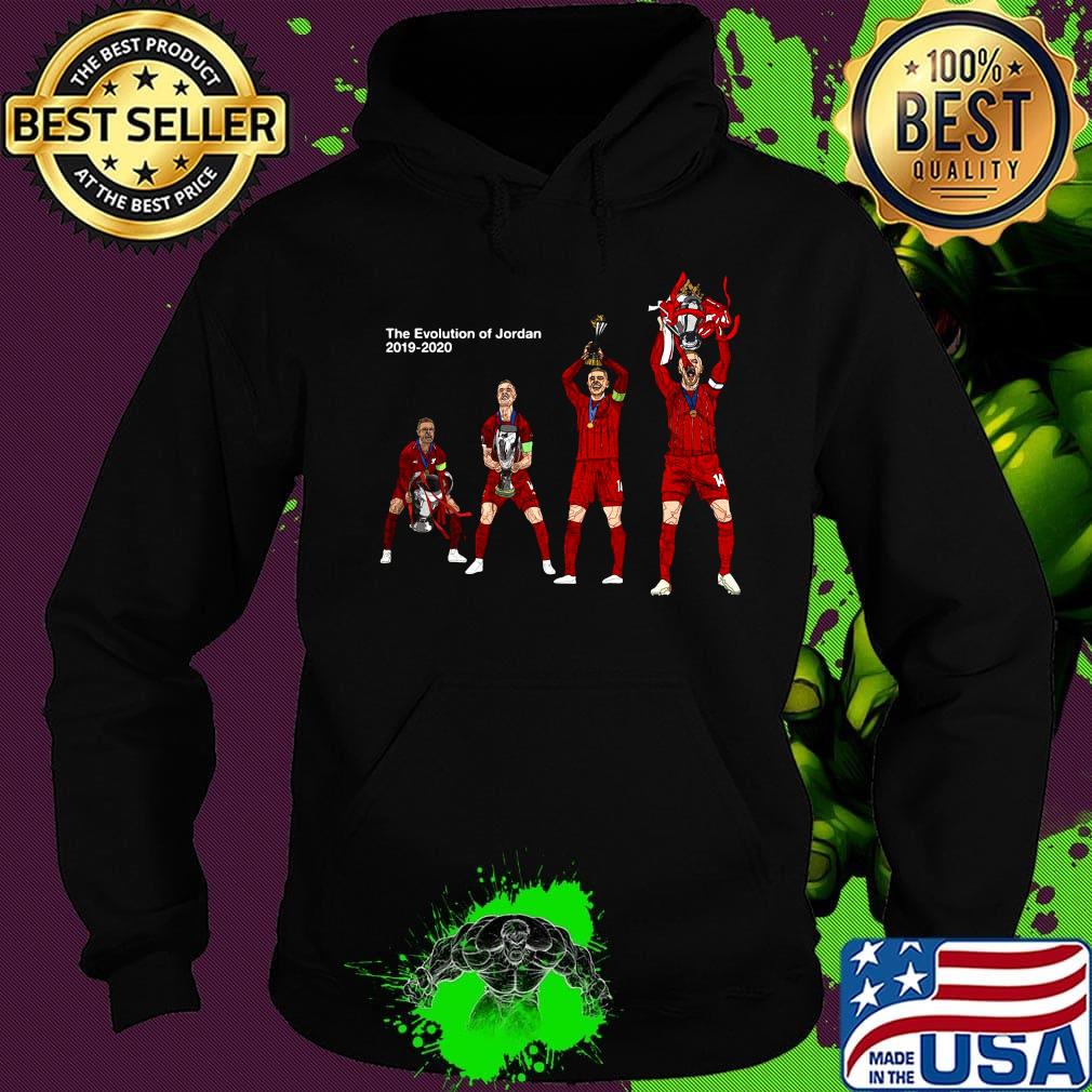The evolution of jordan 2019 2020 liverpool fc champions s Hoodie The evolution of jordan 2019 2020 liverpool fc champions s Hoodie