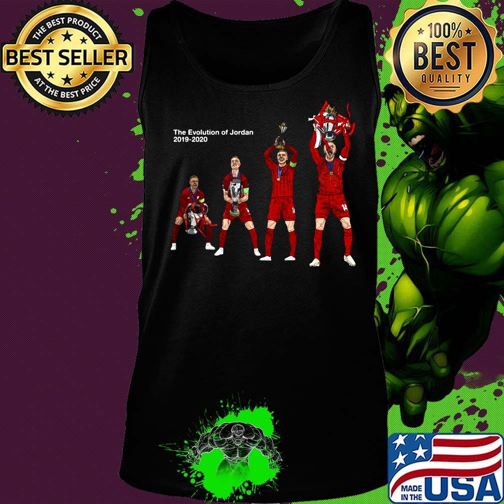 The evolution of jordan 2019 2020 liverpool fc champions s Tank top The evolution of jordan 2019 2020 liverpool fc champions s Tank top