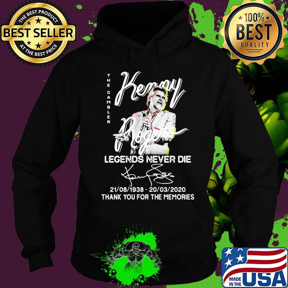 The gambler kenny legends never die 1938 2020 thank you for the memories signatures s Hoodie The gambler kenny legends never die 1938 2020 thank you for the memories signatures s Hoodie