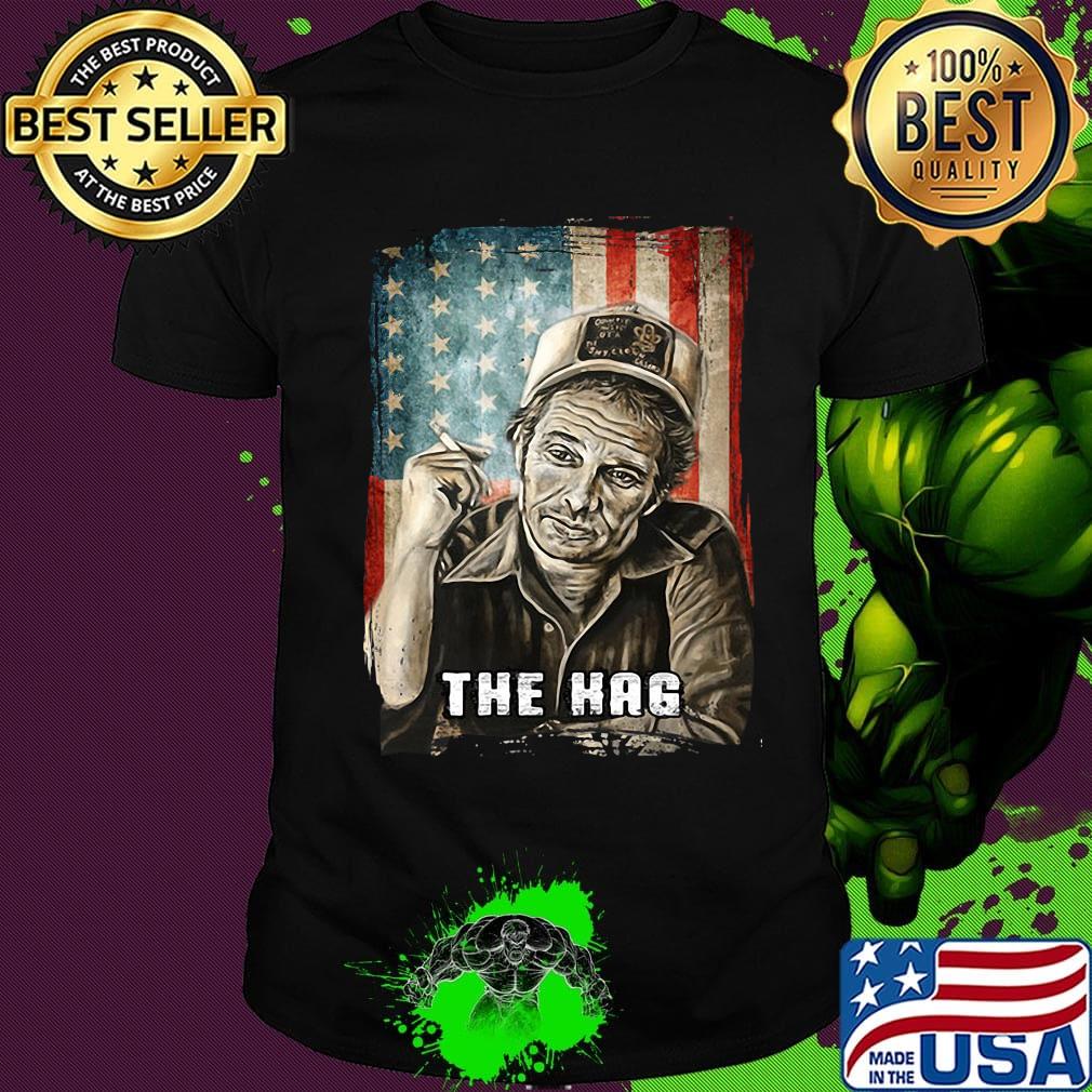 The hag smoking american flag independence day shirt