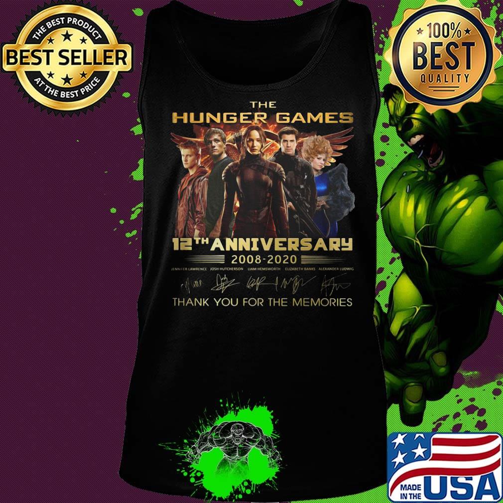 The Hungger Games 12th anniversary 2008-2020 Thank you for the memories s Tank top The Hungger Games 12th anniversary 2008-2020 Thank you for the memories s Tank top