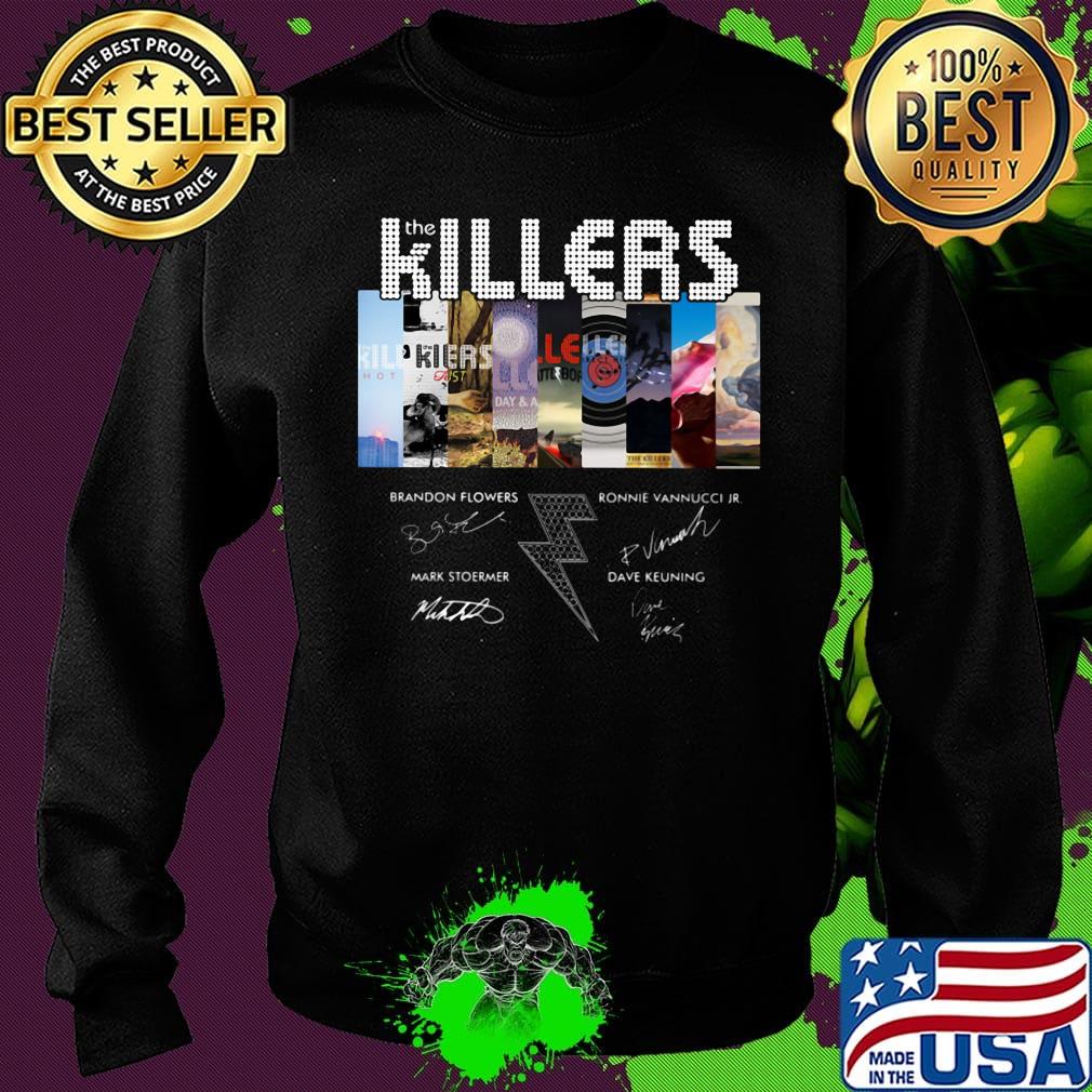The killers band members signatures s Sweater The killers band members signatures s Sweater