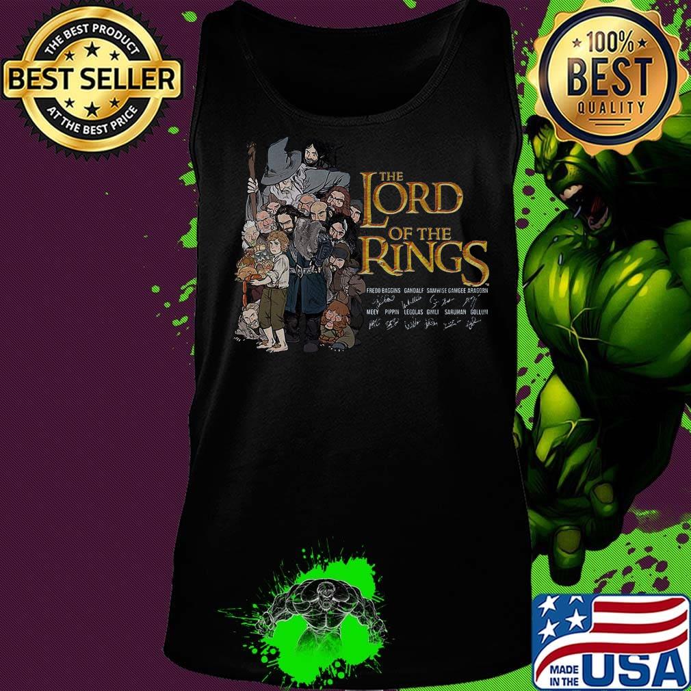 The lord of the rings characters signatures black s Tank top The lord of the rings characters signatures black s Tank top