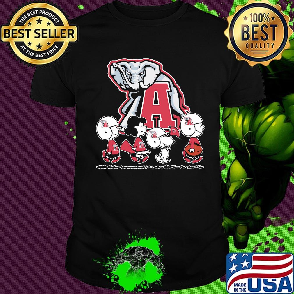 The peanuts alabama crimson tide football shirt