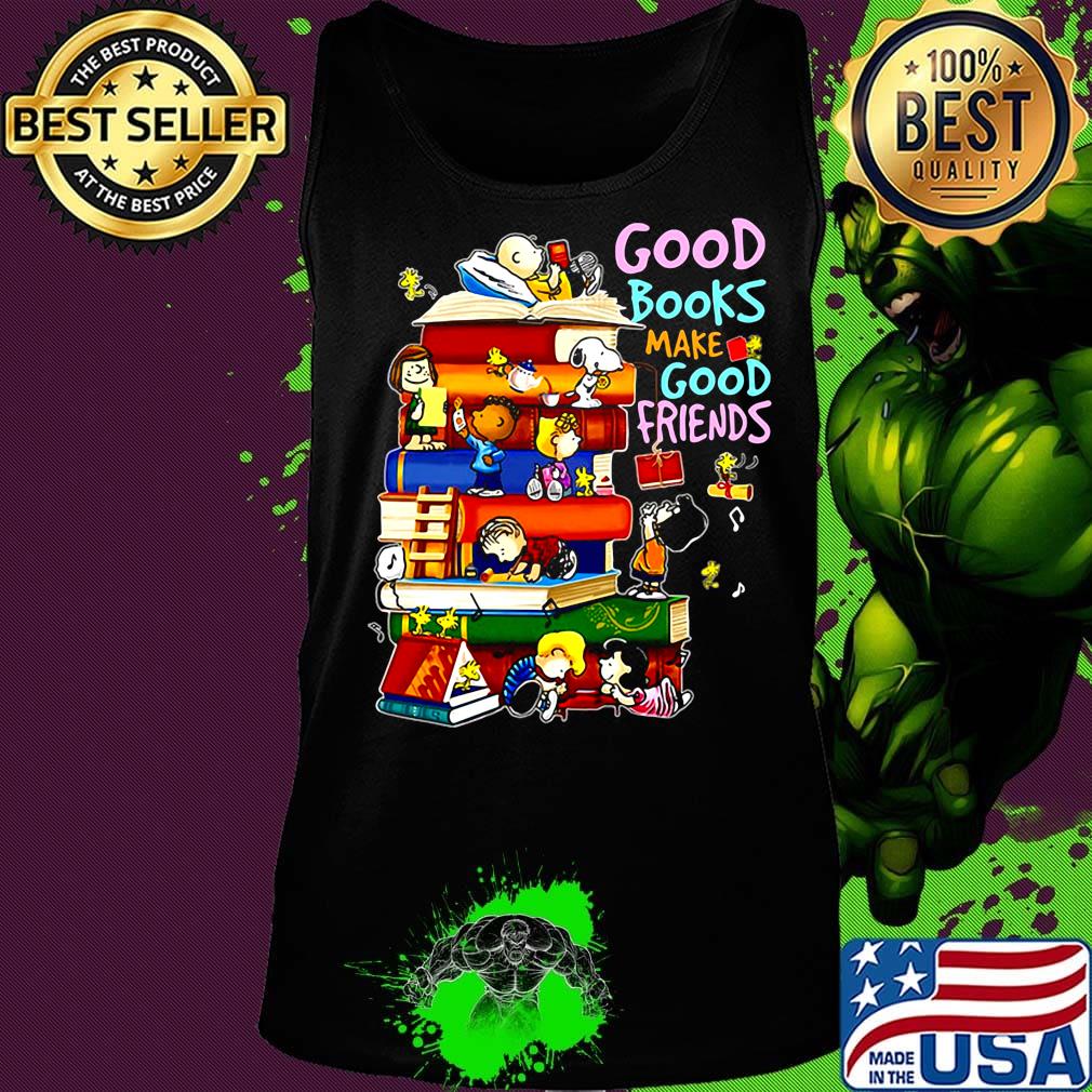 The peanuts good books make good friends s Tank top The peanuts good books make good friends s Tank top