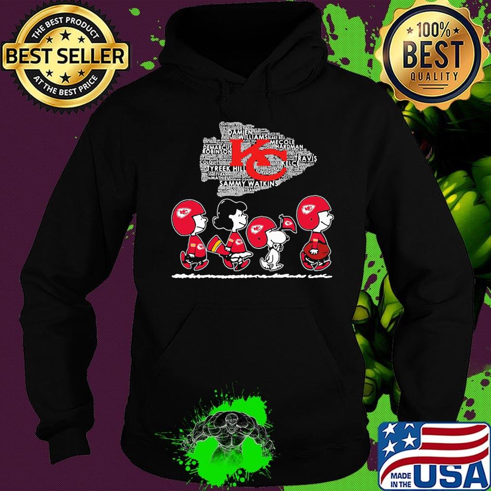 The peanuts kansas city chiefs football logo s Hoodie The peanuts kansas city chiefs football logo s Hoodie