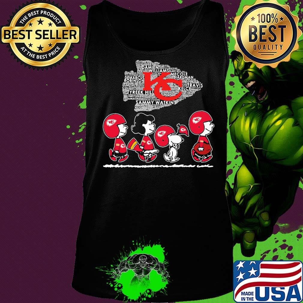 The peanuts kansas city chiefs football logo s Tank top The peanuts kansas city chiefs football logo s Tank top