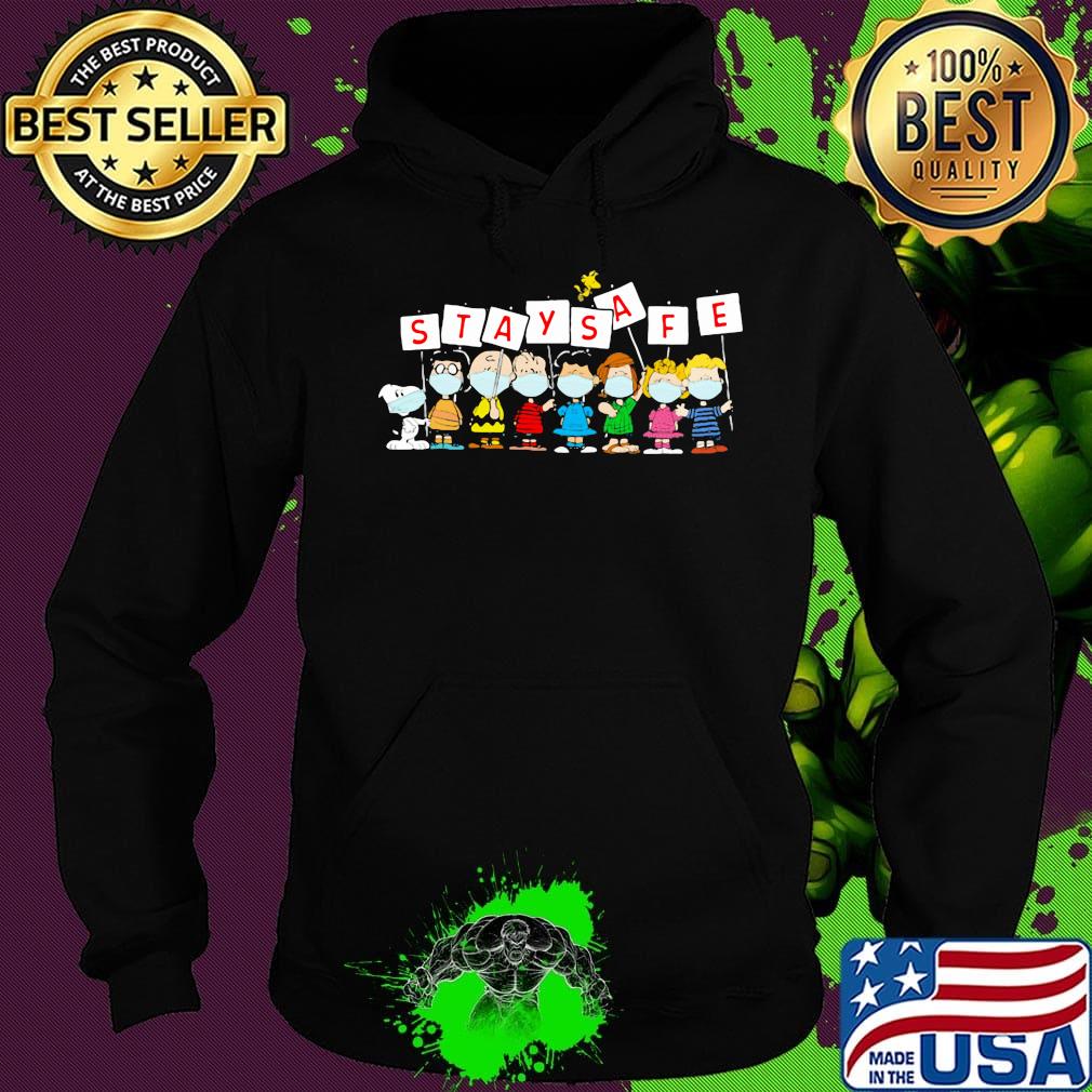 The peanuts mask stay safe s Hoodie The peanuts mask stay safe s Hoodie